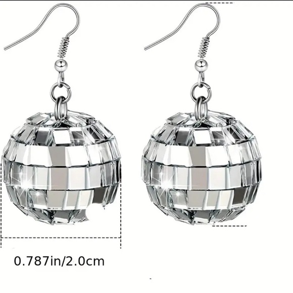 New! Taylor Swift Mirrorball Disco Ball Earrings - Picture 2 of 5